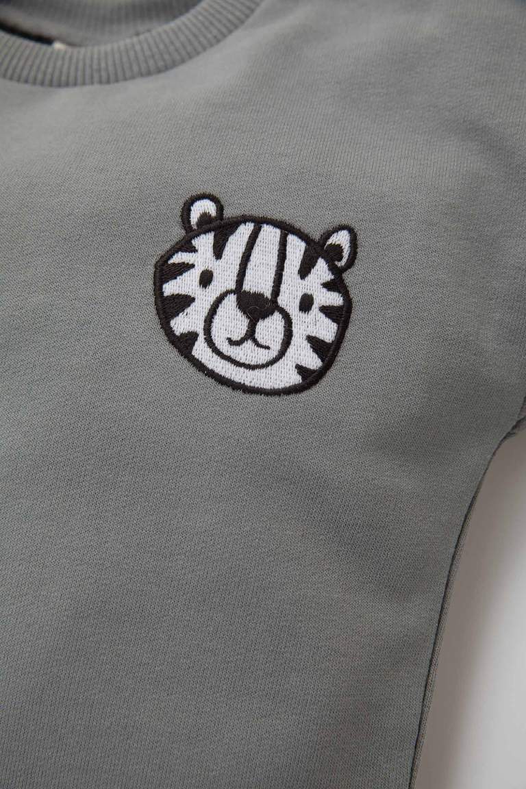 Baby Boy Printed Sweatshirt Sweatpants 2 Piece Set