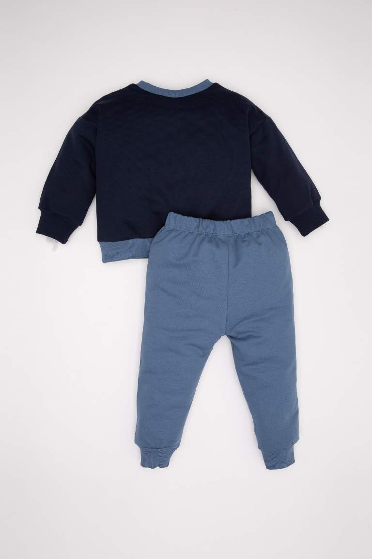 Baby Boy Printed Sweatshirt Sweatpants 2 Piece Set