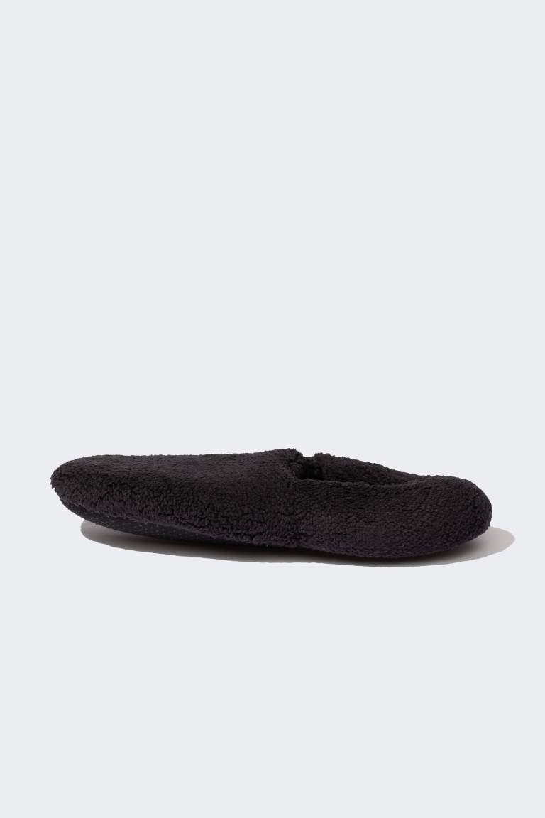 Chaussons en peluche à Semelle Plate pour homme