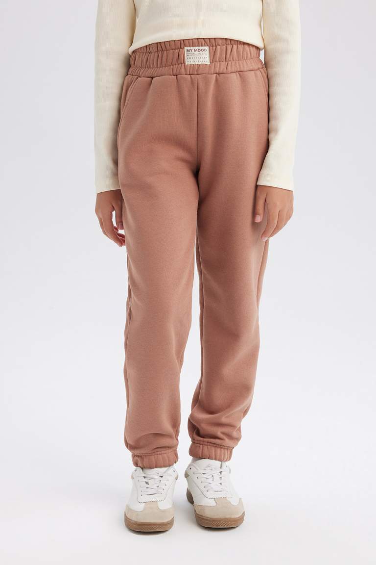 Pantalon de jogging à taille élastique pour fille