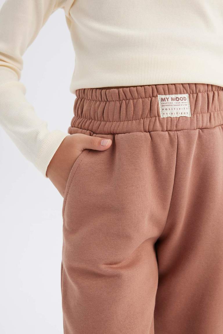 Pantalon de jogging à taille élastique pour fille