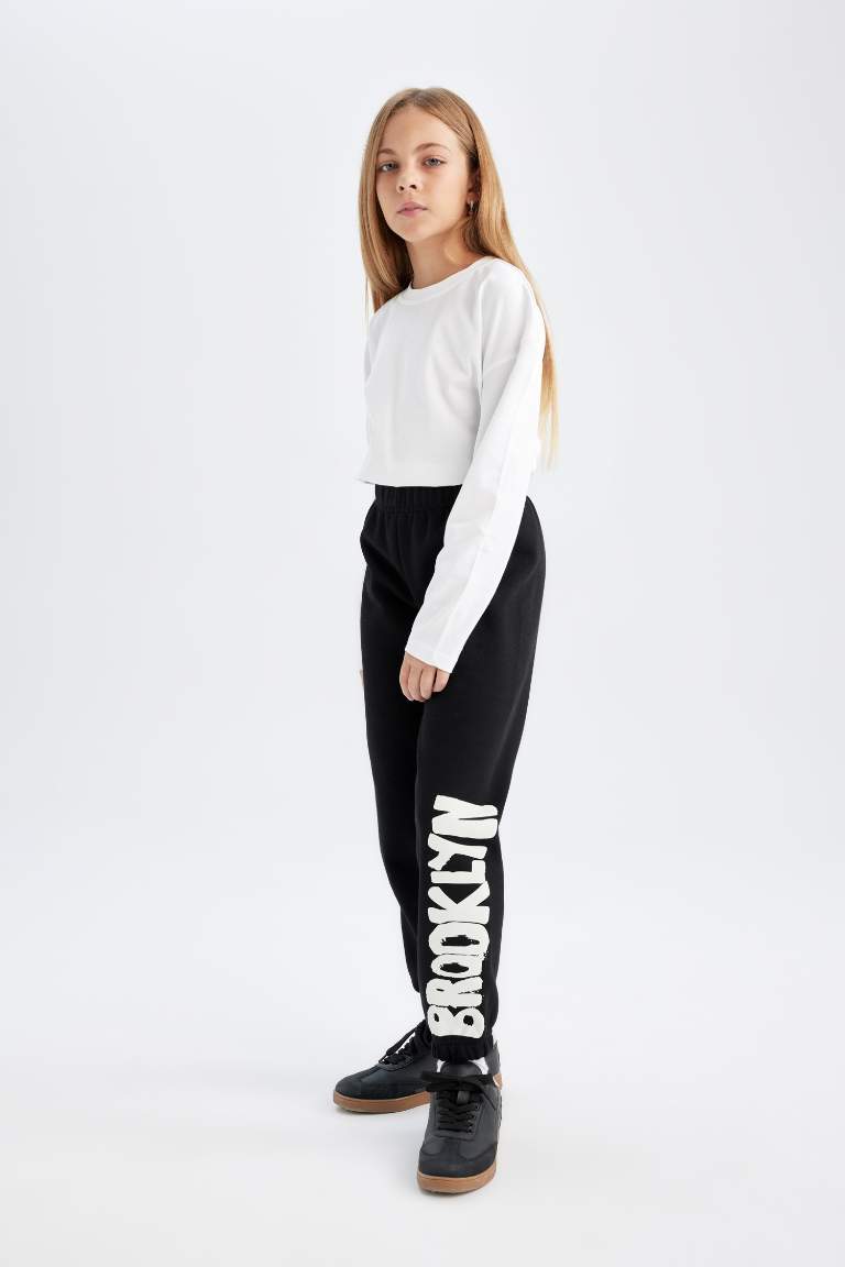 Girl Printed Jogger Sweatpants