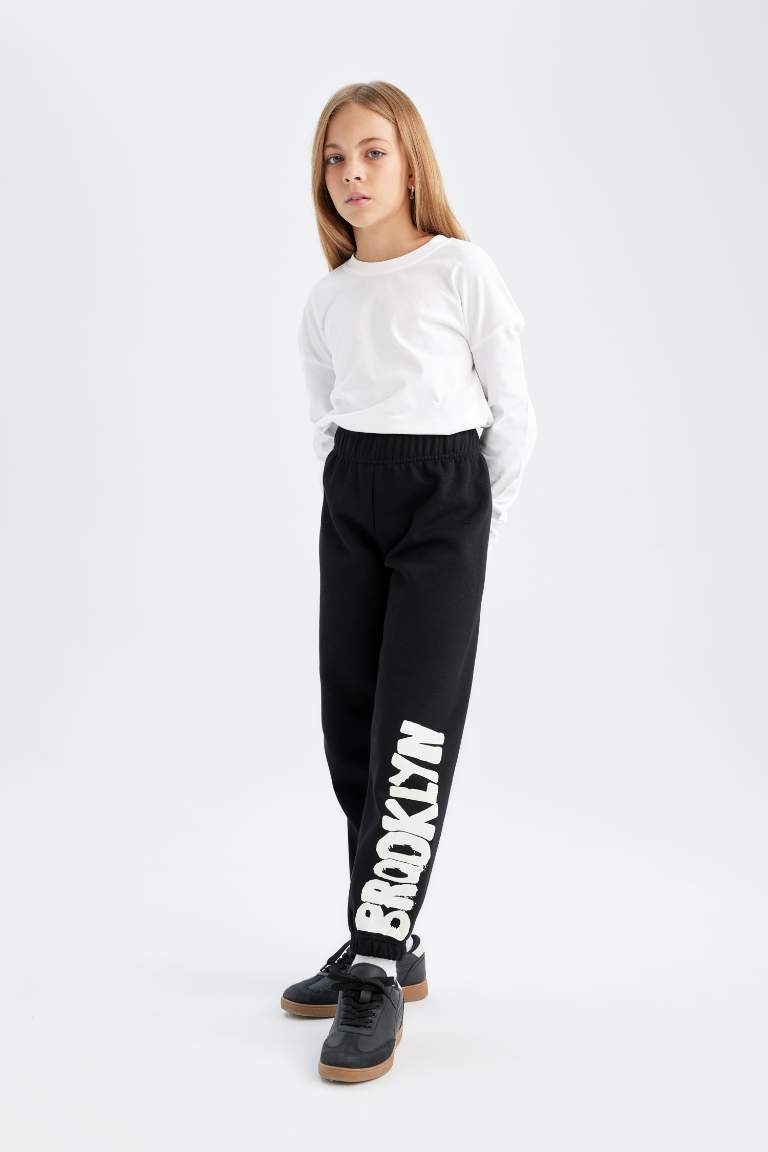 Girl Printed Jogger Sweatpants