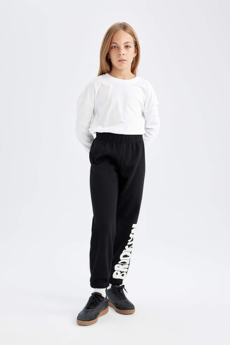 Girl Printed Jogger Sweatpants