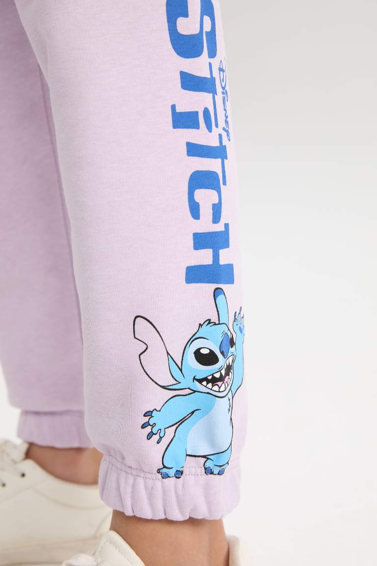 Girl Disney Lilo & Stitch Elastic Waist Standard Fit Jogger Sweatpants