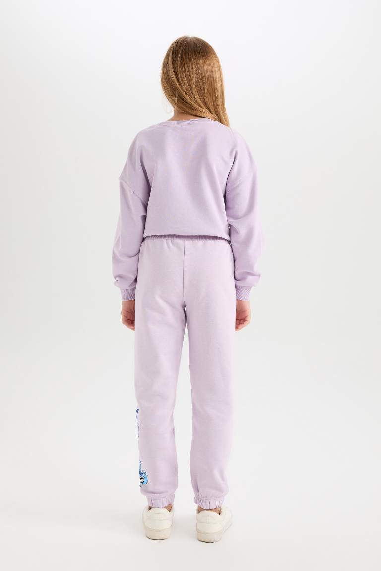 Pantalon Jogging Disney Lilo & Stitch à coupe standard et taille élastique pour Fille