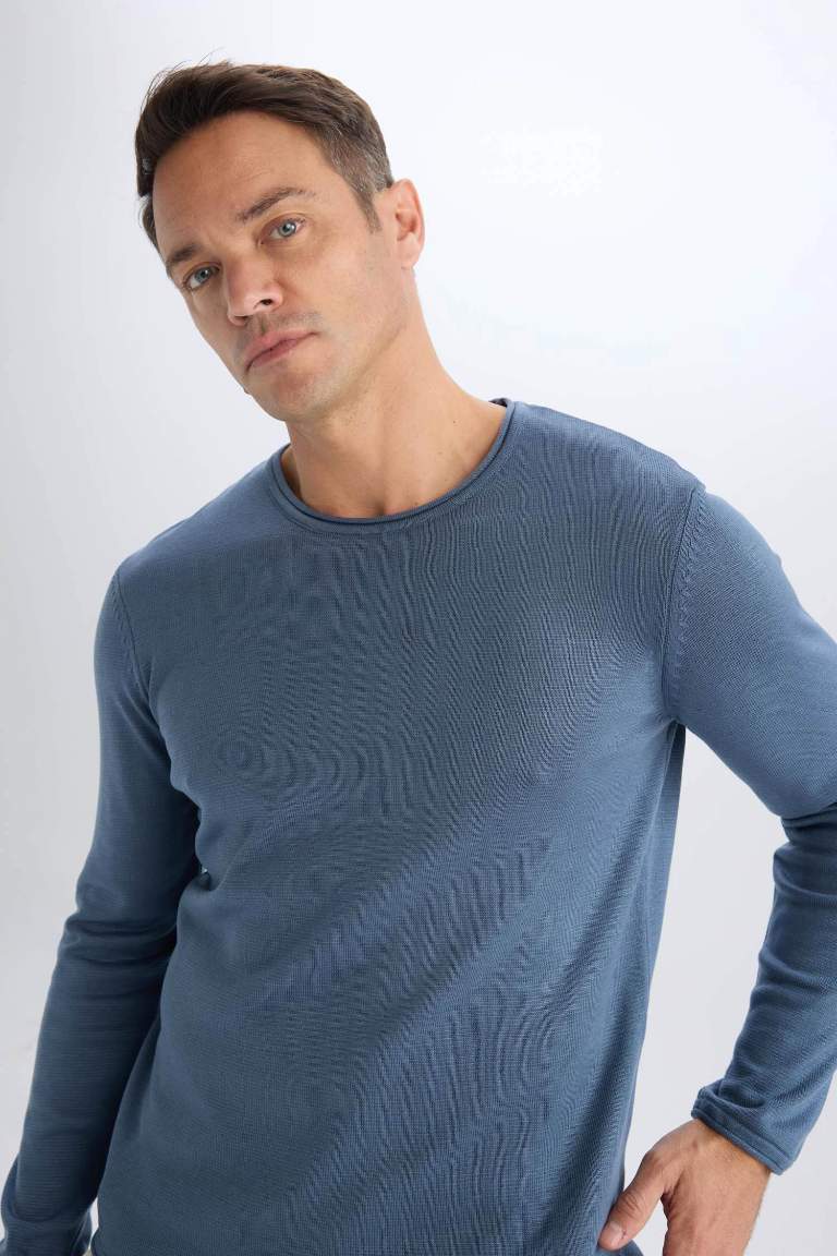 Relax Fit Crew Neck Knitwear Pullover