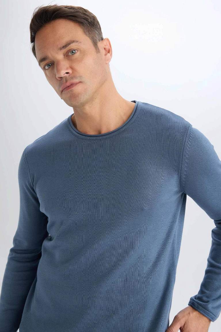 Relax Fit Crew Neck Knitwear Pullover