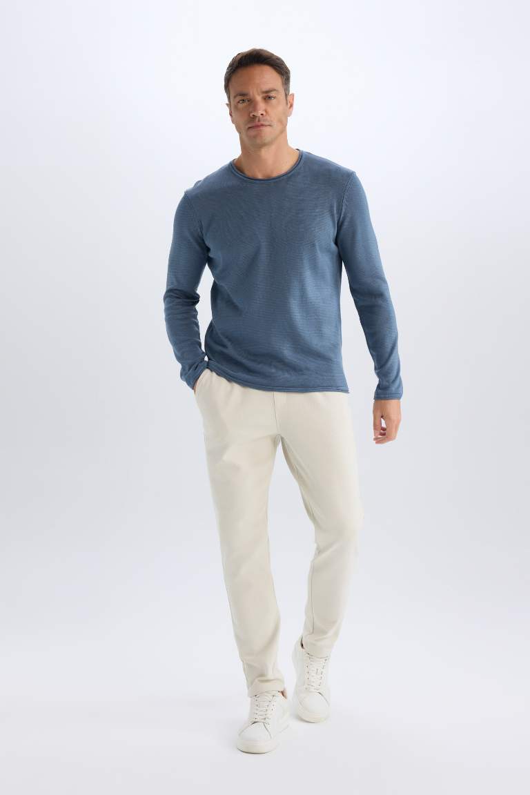 Relax Fit Crew Neck Knitwear Pullover