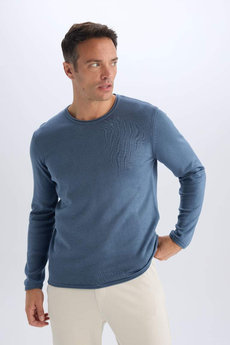 Relax Fit Crew Neck Knitwear Pullover