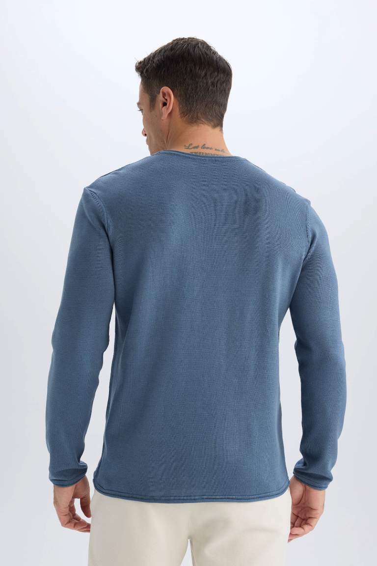 Relax Fit Crew Neck Knitwear Pullover