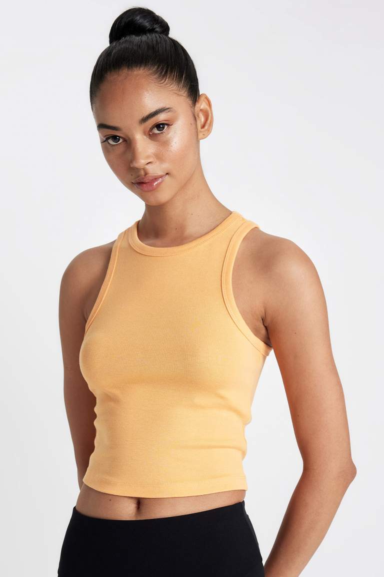 DeFactoFit Crew Neck Modal Tank Top