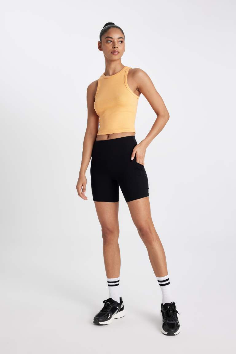 DeFactoFit Crew Neck Modal Tank Top