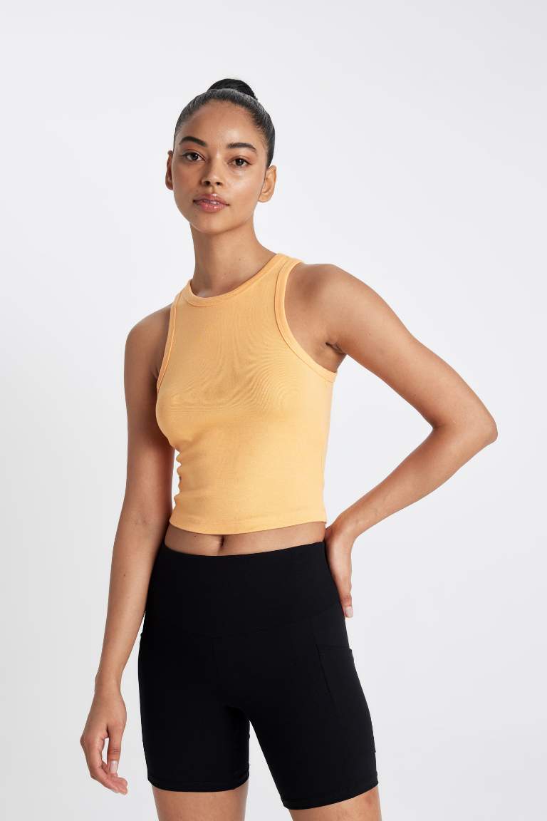 DeFactoFit Crew Neck Modal Tank Top