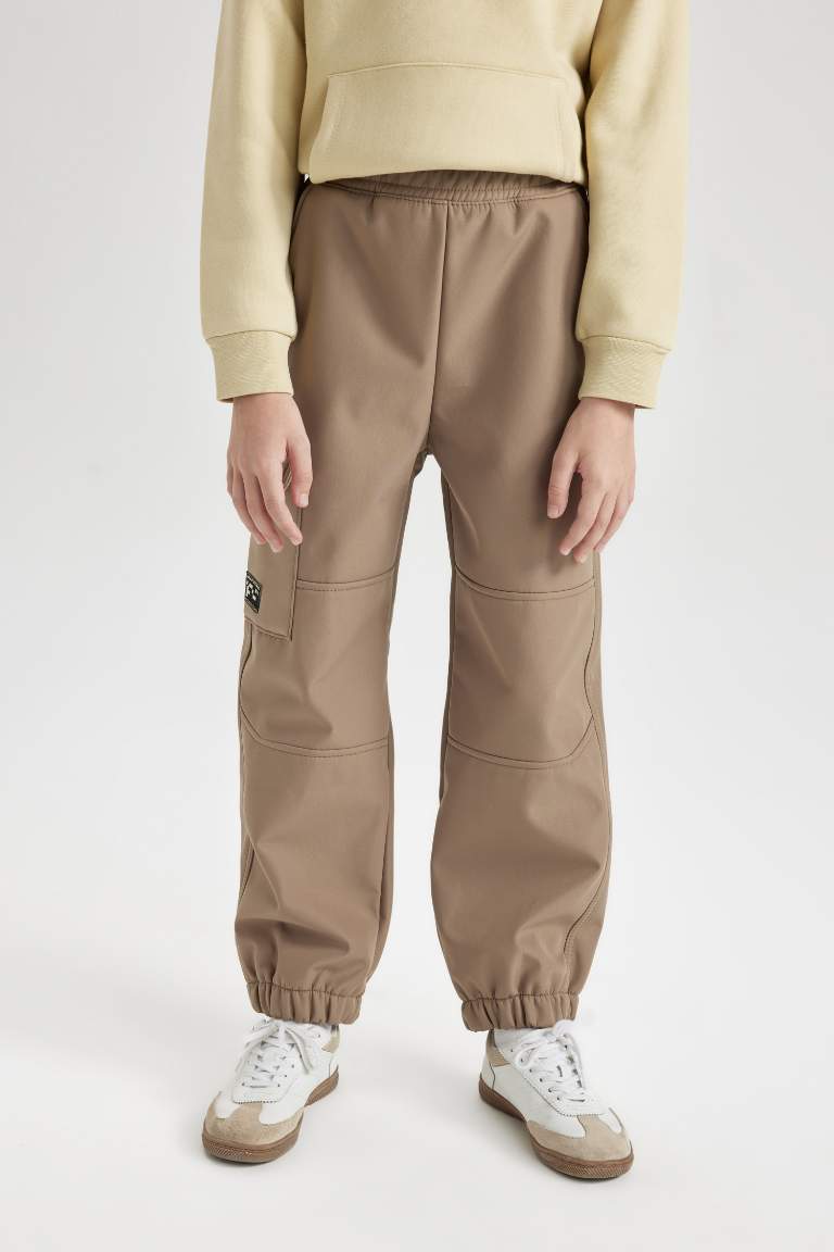 Pantalon Jogging à poches Cargo avec doublure en polaire