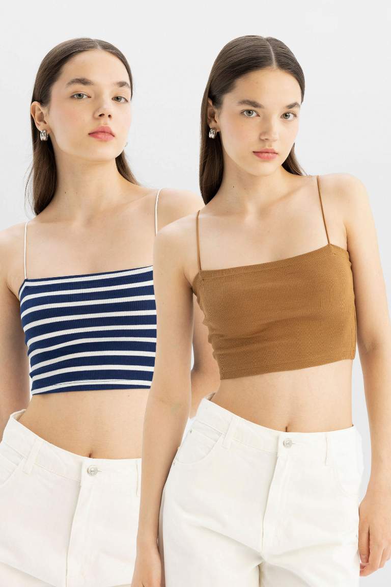 Coool Ribana Askılı Crop 2'li Atlet