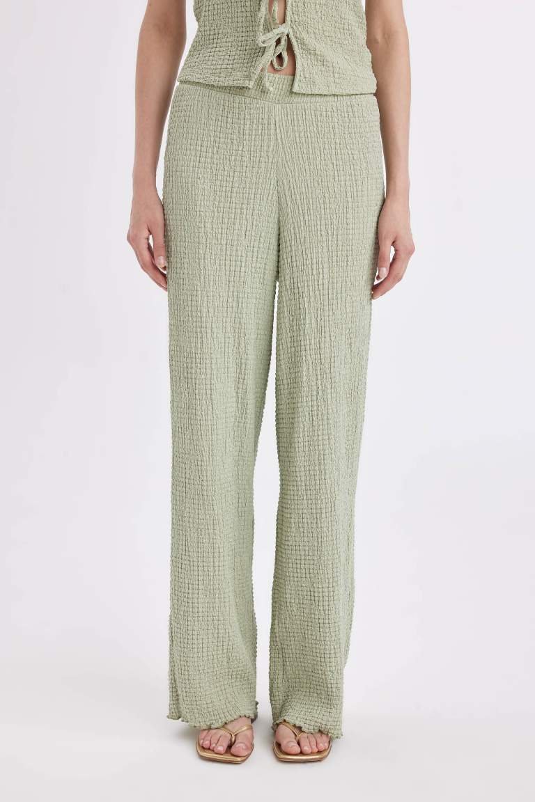 Wide Leg Pleated Pants