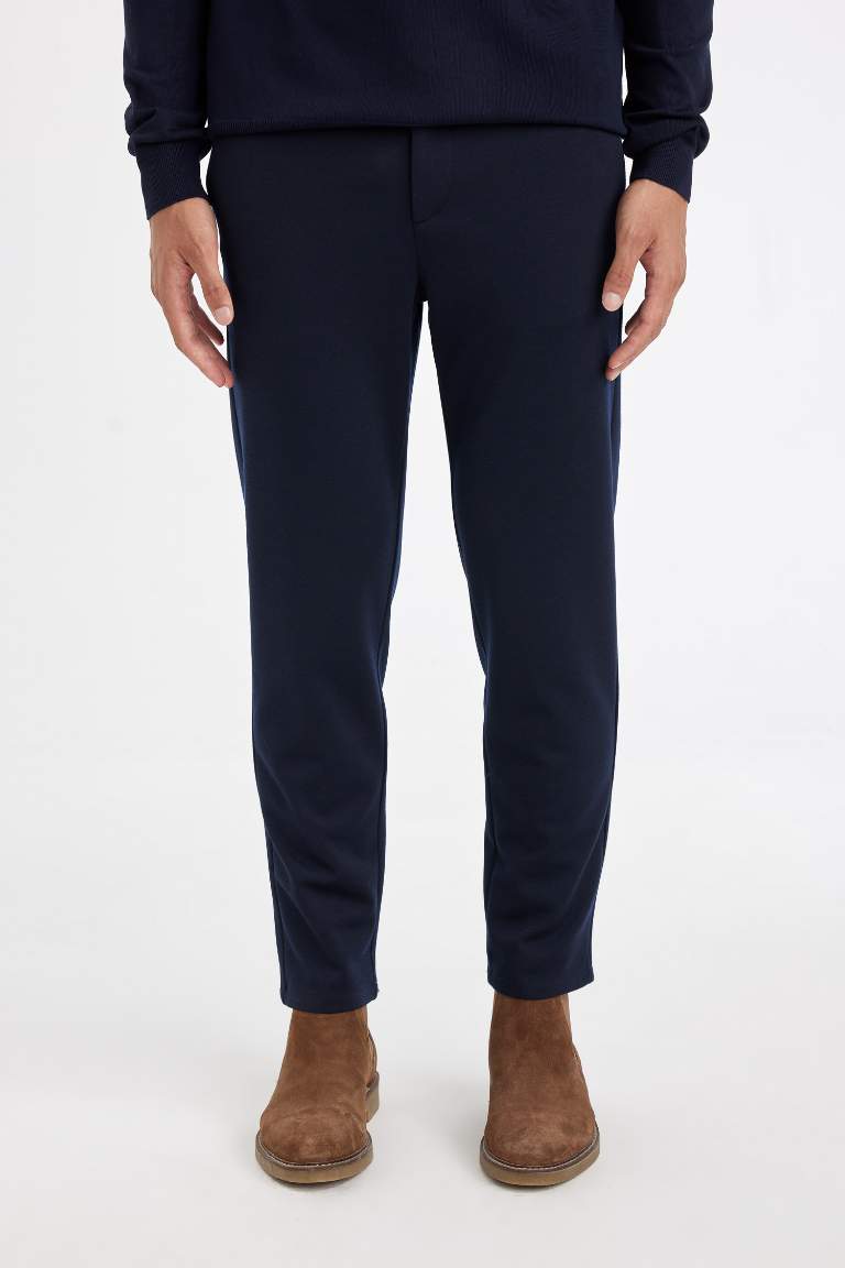 Basic Pocketed Straight Leg Jogger Pants