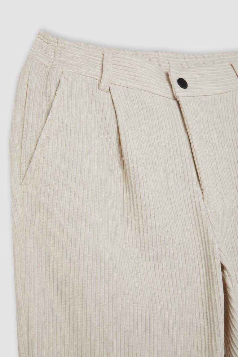 Tailored Regular Fit Straight Leg Trousers