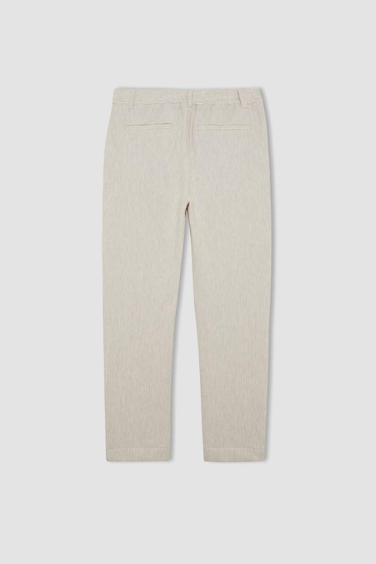 Tailored Regular Fit Straight Leg Trousers