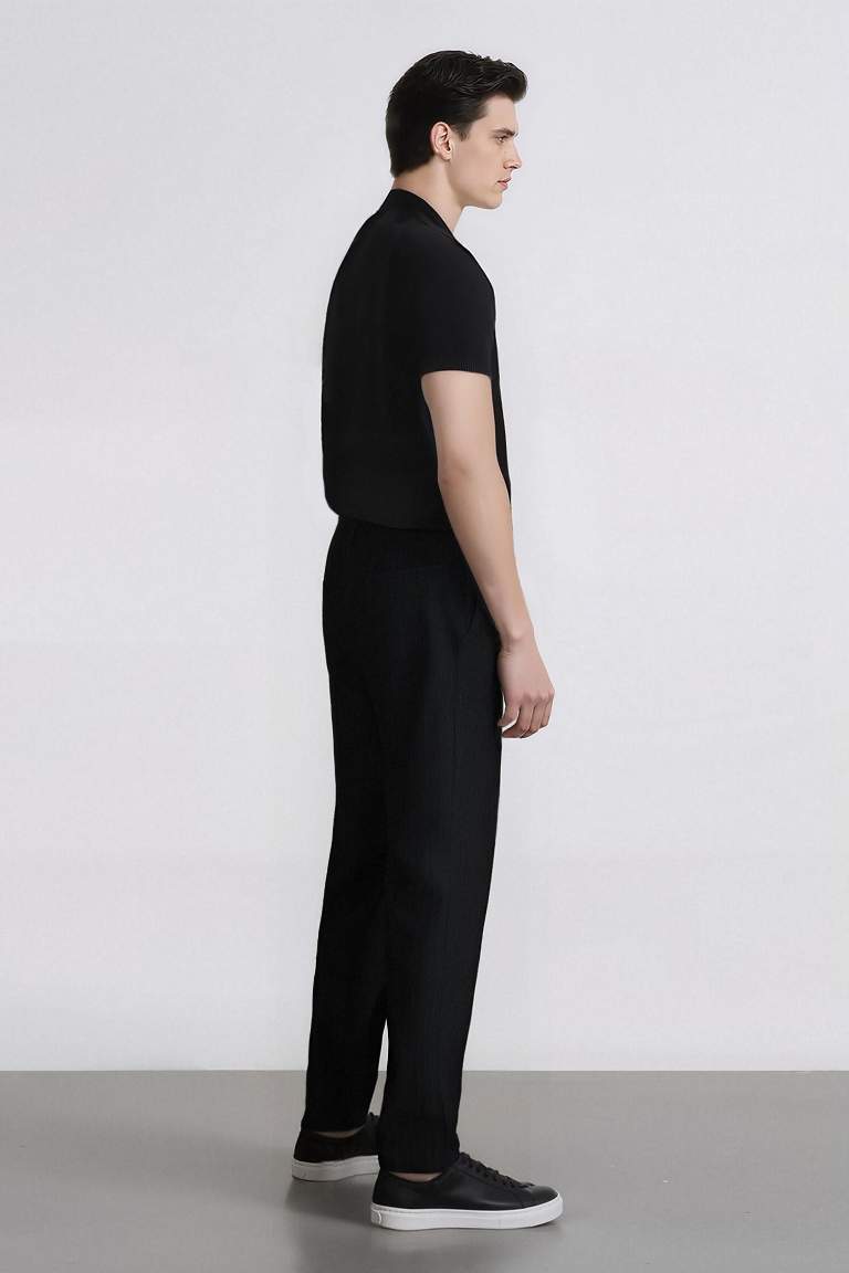 Kumaş Pantolon Tailored Regular Fit Basic Düz Cepli Düz Paça