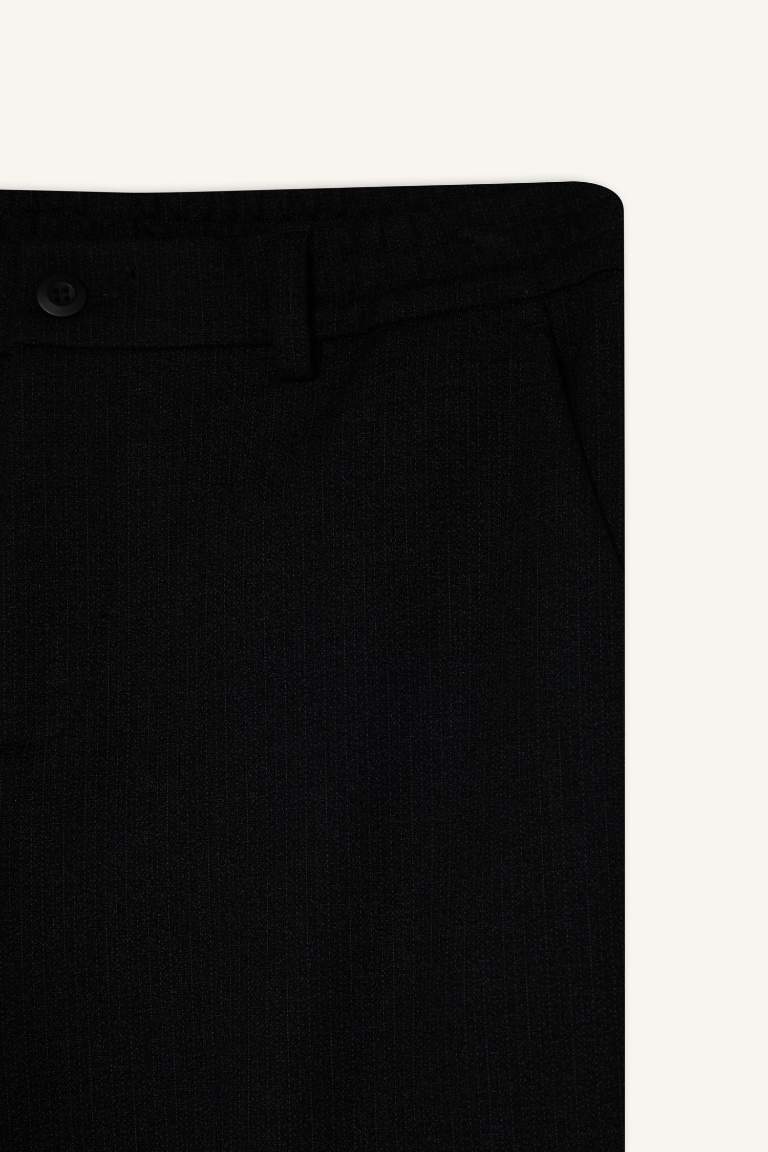 Kumaş Pantolon Tailored Regular Fit Basic Düz Cepli Düz Paça