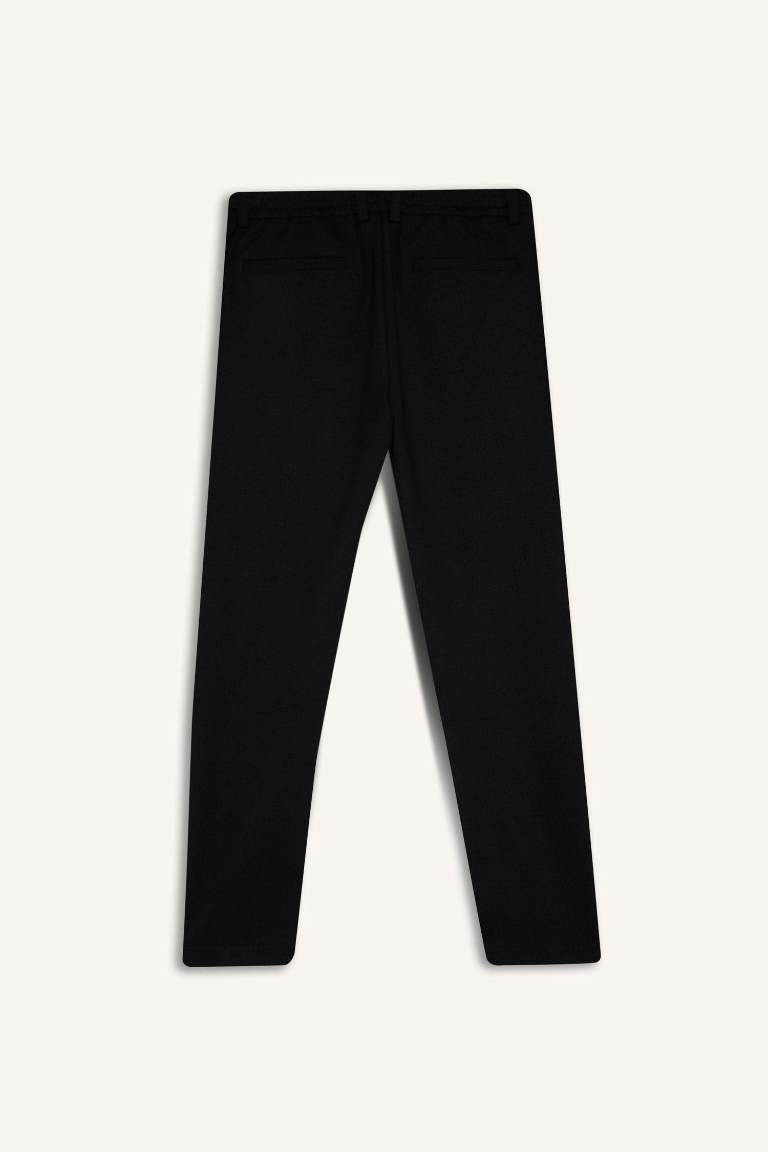 Kumaş Pantolon Tailored Regular Fit Basic Düz Cepli Düz Paça