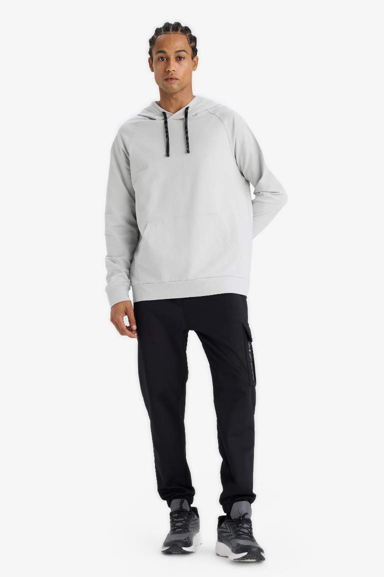 DeFactoFit Sporcu Jogger Eşofman Altı Standart Fit Beli Bağcıklı Üç Cepli