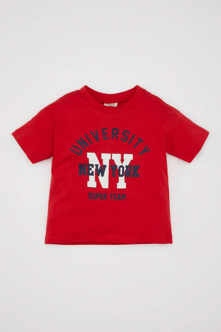 Baby Boy Printed Short Sleeve T-Shirt