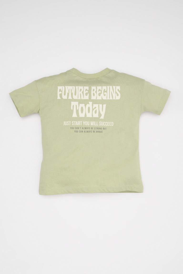 Baby Boy Printed Short Sleeve T-Shirt