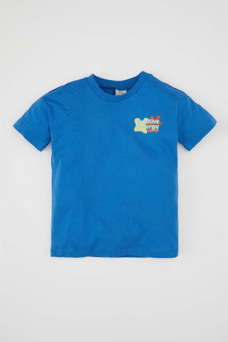 Baby Boy Printed Short Sleeve T-Shirt