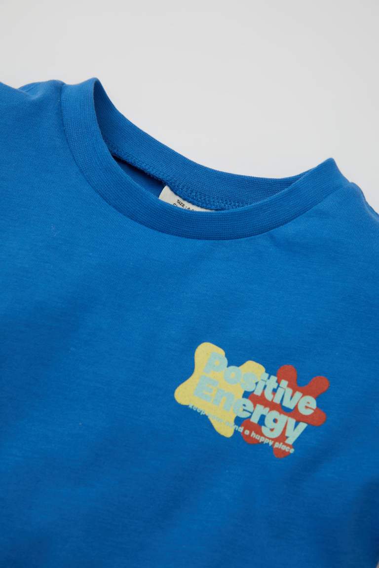 Baby Boy Printed Short Sleeve T-Shirt