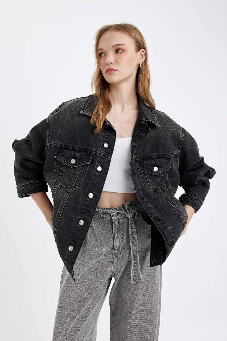 Oversize Fit Jean Jacket