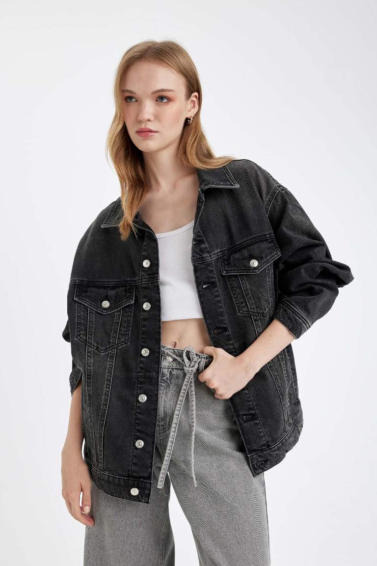 Oversize Fit Jean Jacket