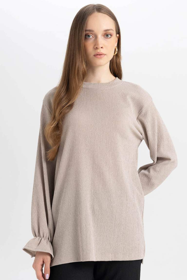 Regular Fit Long Sleeve Tunic