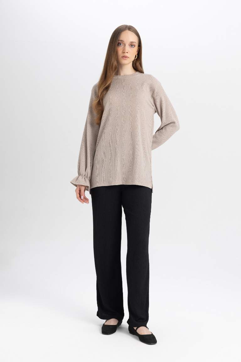 Regular Fit Long Sleeve Tunic