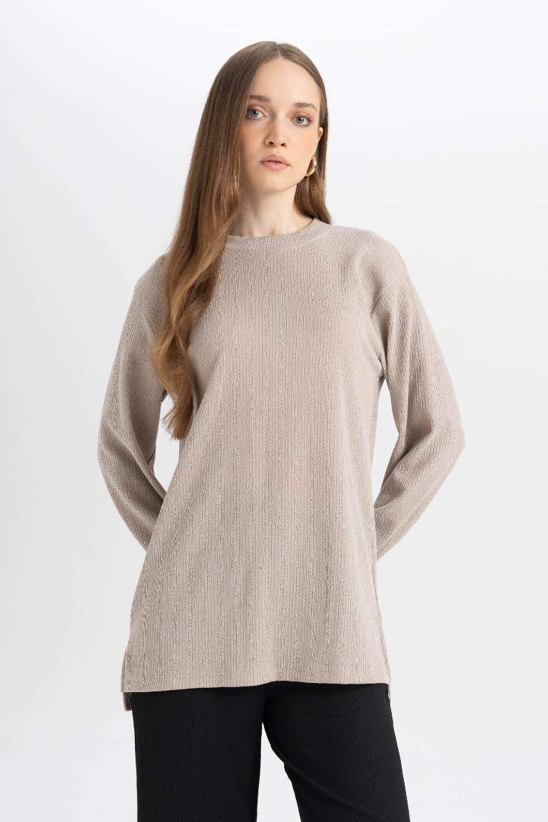 Regular Fit Long Sleeve Tunic