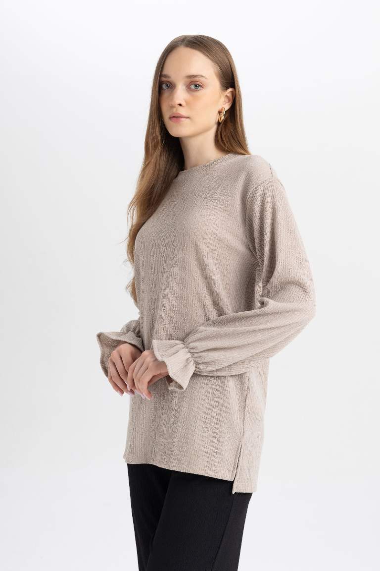 Regular Fit Long Sleeve Tunic