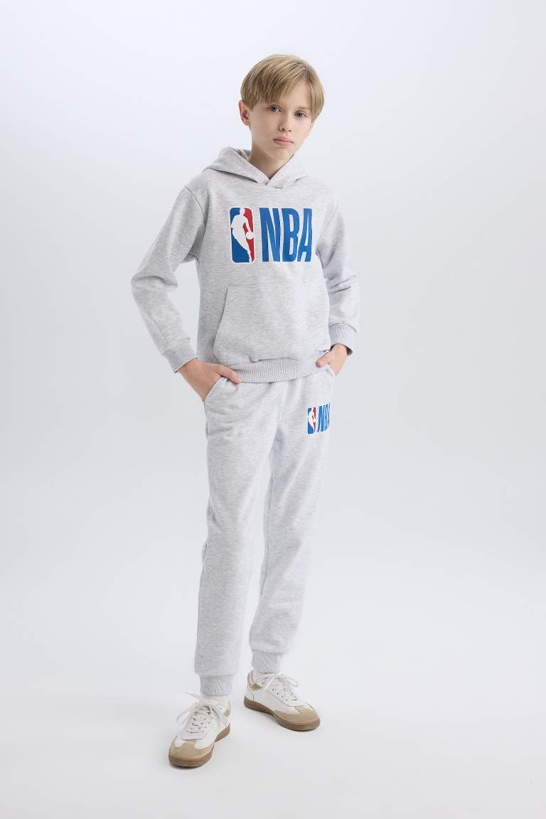 Pantalons Tissu Sweat Épais jambe souple Nba Wordmark