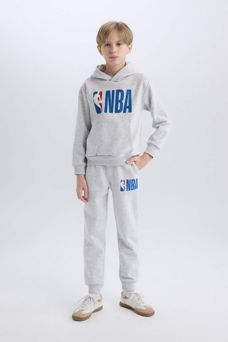 Pantalons Tissu Sweat Épais jambe souple Nba Wordmark