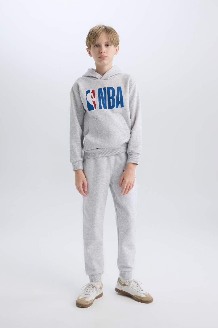 Pantalons Tissu Sweat Épais jambe souple Nba Wordmark