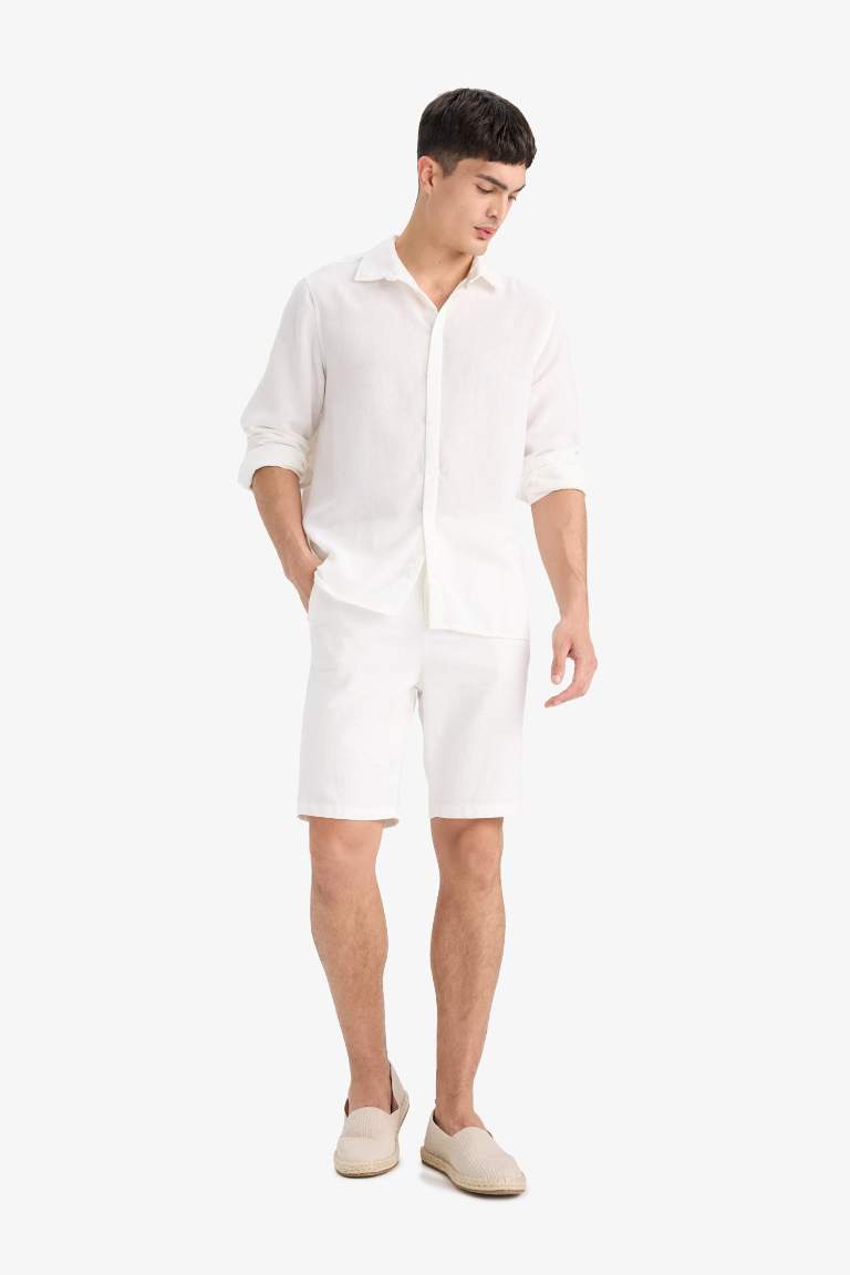 %100 Pamuk Bermuda Şort