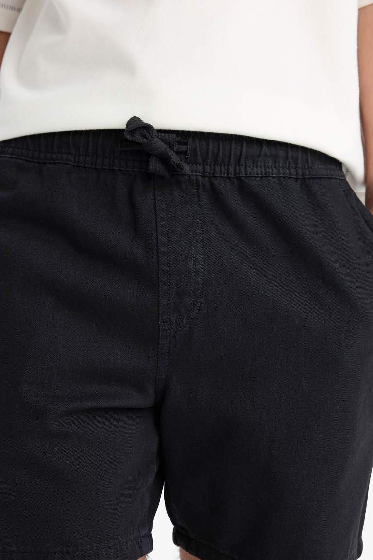 Relax Fit Yazlık Rahat Jean Bermuda Şort