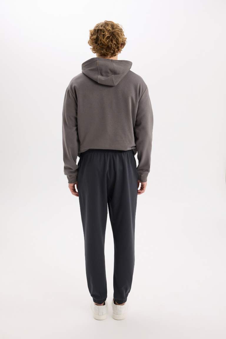 Regular Fit With Pockets Printed Thin Sweatshirt Fabric Sweatpants