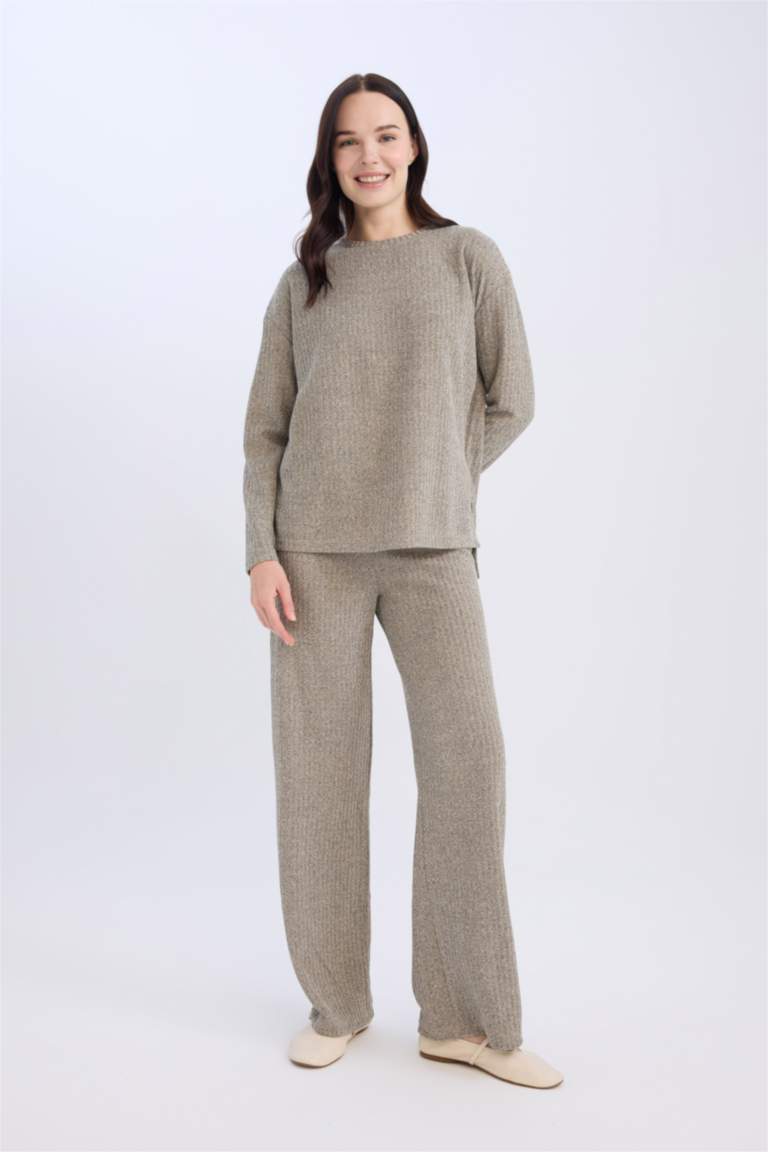 Flare Fit Normal Waist Straight Leg Camisole Trousers