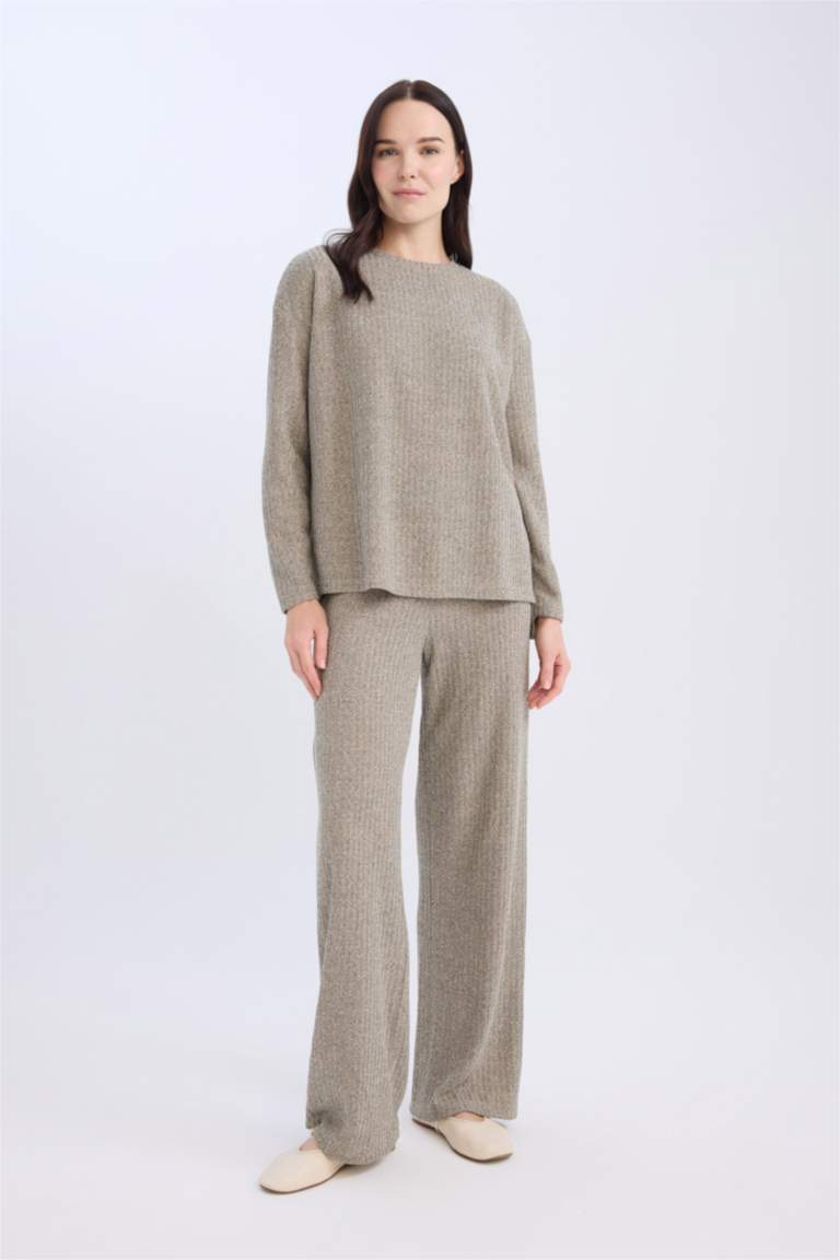 Flare Fit Normal Waist Straight Leg Camisole Trousers