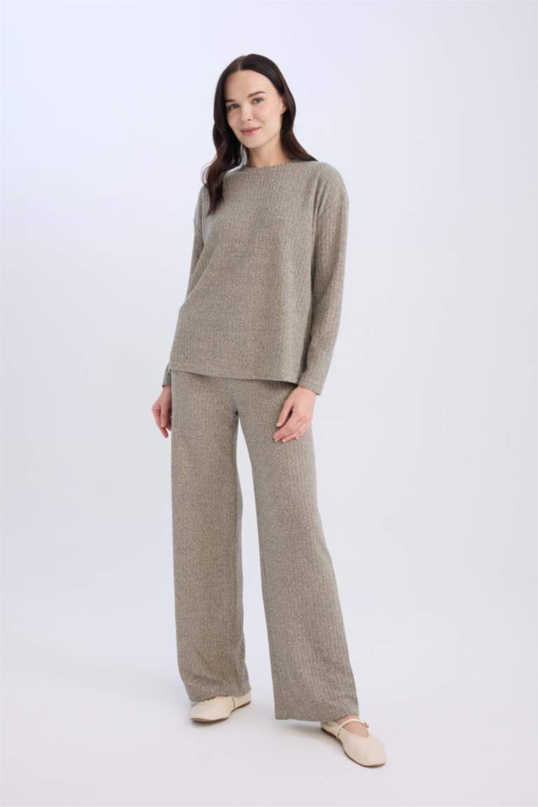 Flare Fit Normal Waist Straight Leg Camisole Trousers