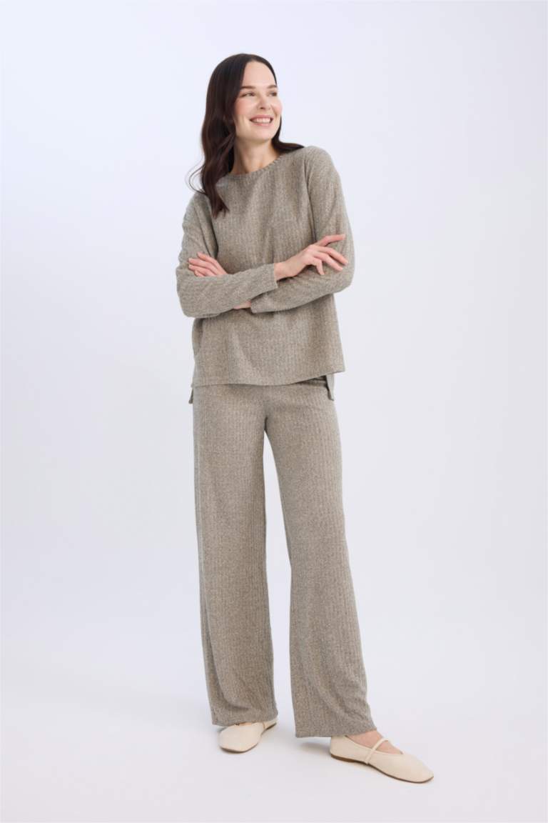 Flare Fit Normal Waist Straight Leg Camisole Trousers