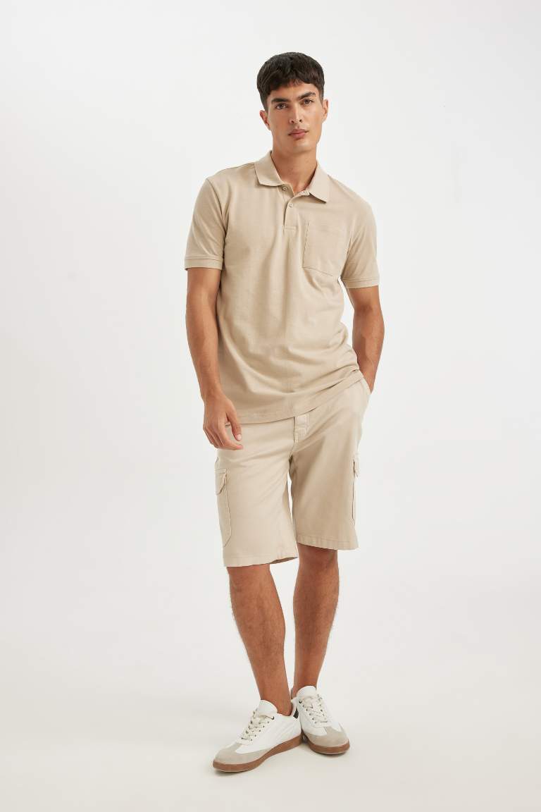 New Regular Fit Pique Polo Basic T-Shirt