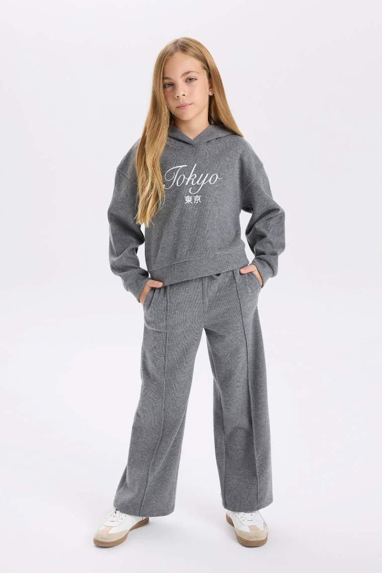 Girl Wide Leg Sweatpants